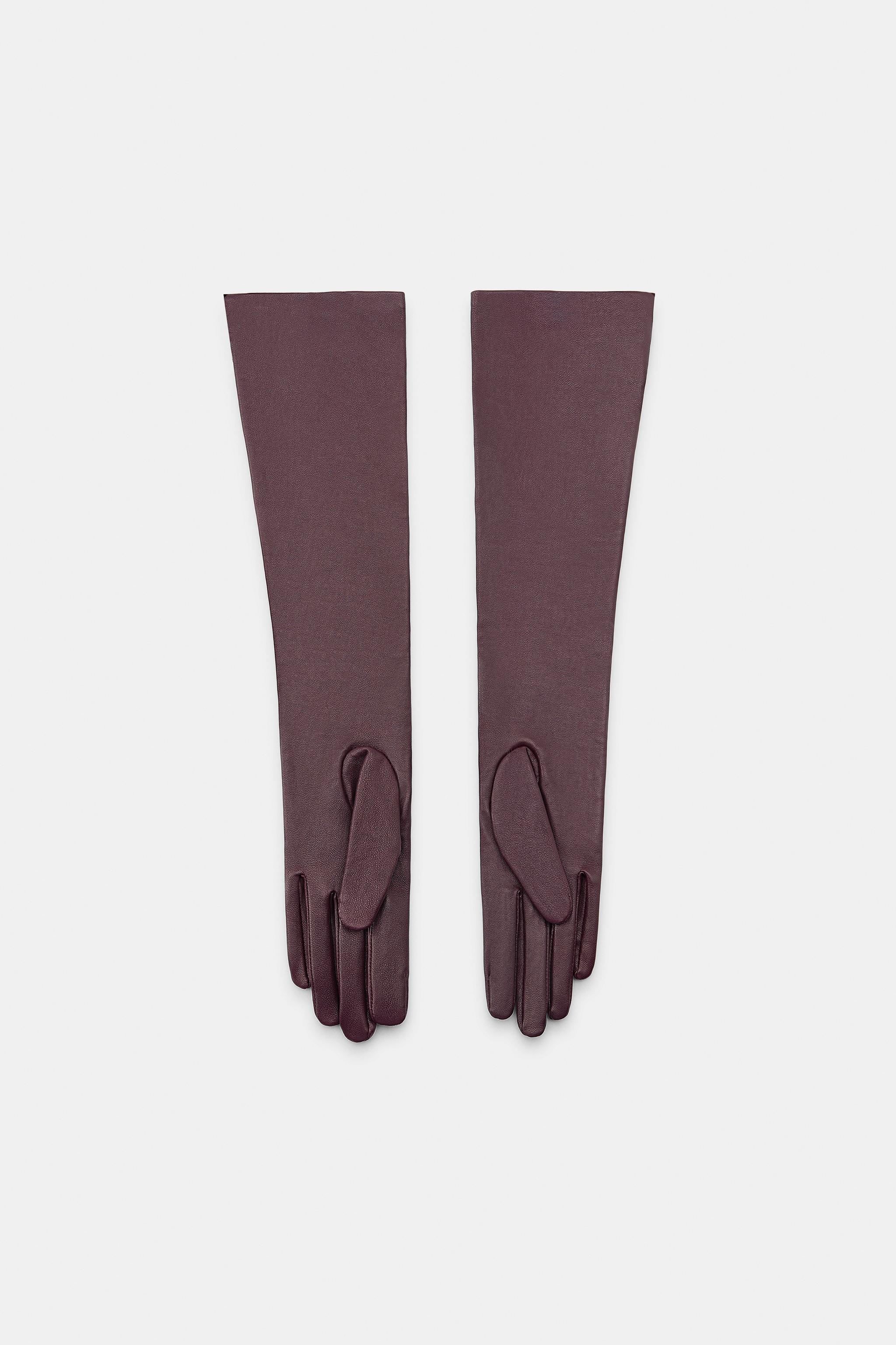 GANTS LONGS 100% CUIR